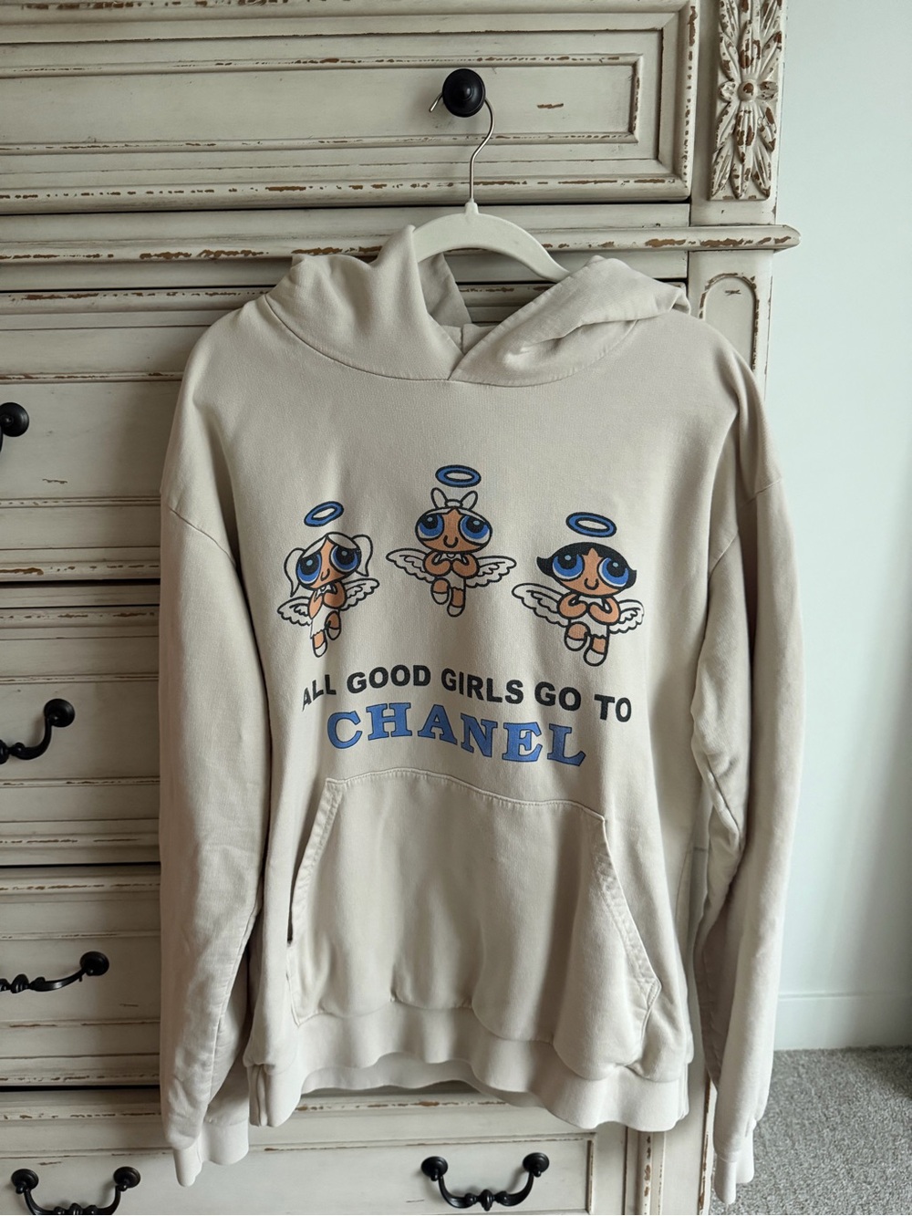 The Mega Yacht - Good Girls 'Chanel/Gucci' Logo Hoodie | Large
